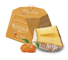 Pandoro   Perfume Siciliano  Con Crema de Mandarina - 750 g