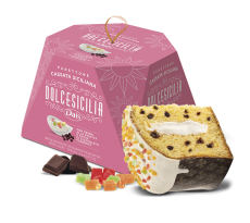 Panettone Cassata Siciliana relleno de ricotta 800gr