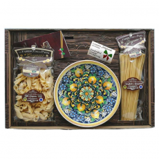 Kit Insalatiera con 2 pacchi pasta 500gr decoro Costiera dAmalfi